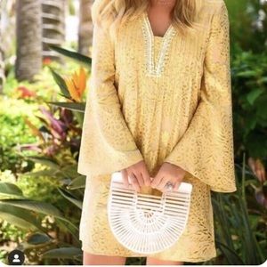 Sparkly gold Lilly Pulitzer COLBY mini dress in size Medium